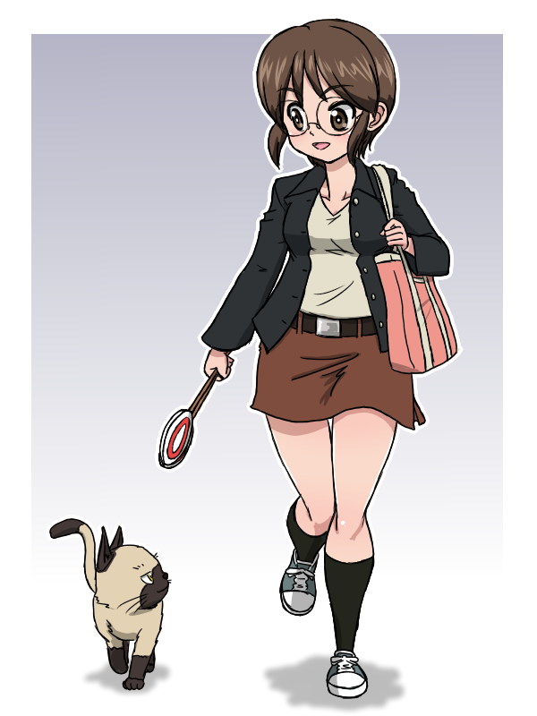 sasagawa kanon (girls und panzer) drawn by takahashi_kurage