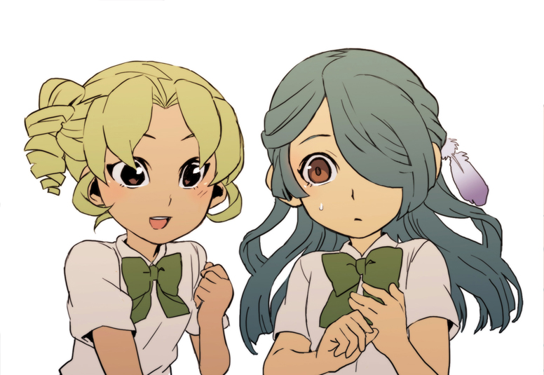 kazemaru ichirouta and midorikawa ryuuji (inazuma eleven) drawn by nattou-toufu