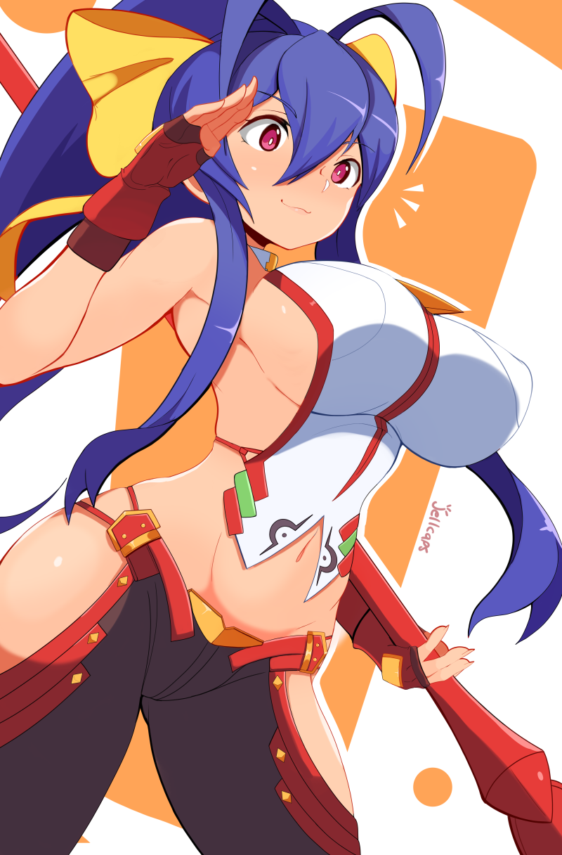 mai natsume (blazblue and 1 more) drawn by jellcaps