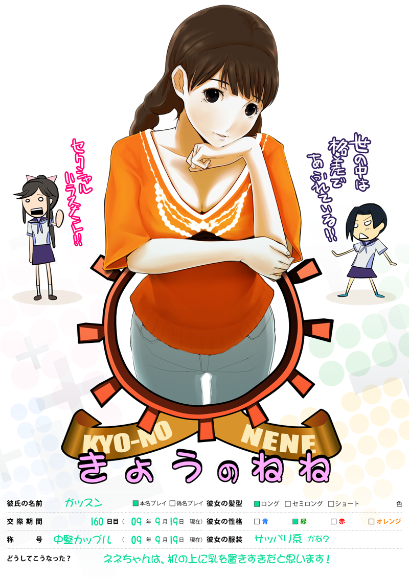 anegasaki nene, kobayakawa rinko, and takane manaka (love plus) drawn by gassun