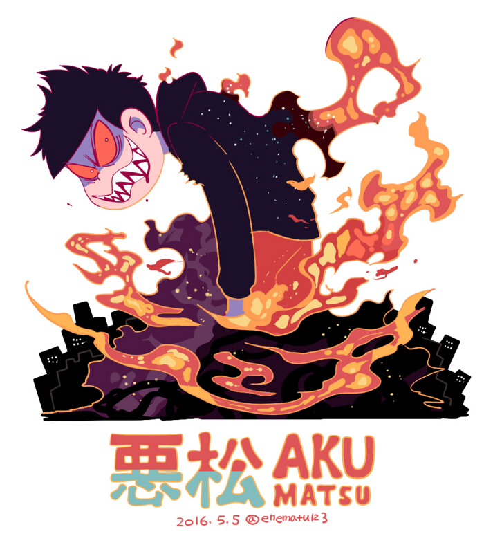 akumatsu (osomatsu and 1 more) drawn by garara382