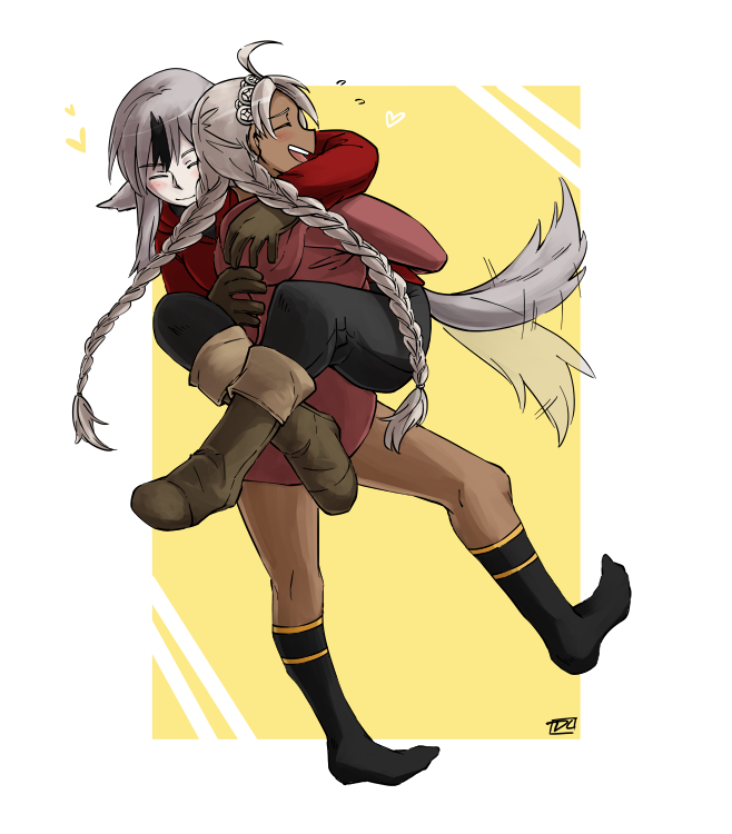 nina and velouria (fire emblem and 1 more) drawn by dlanon