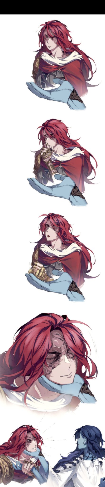 ranni the witch and malenia blade of miquella (elden ring) drawn by shouzuo
