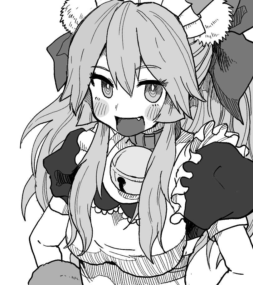 tamamo and tamamo cat (fate and 1 more) drawn by kusama_takato