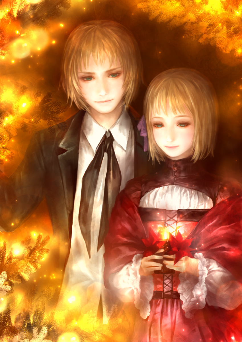 liechtenstein and switzerland (axis powers hetalia) drawn by lotus_(elico)