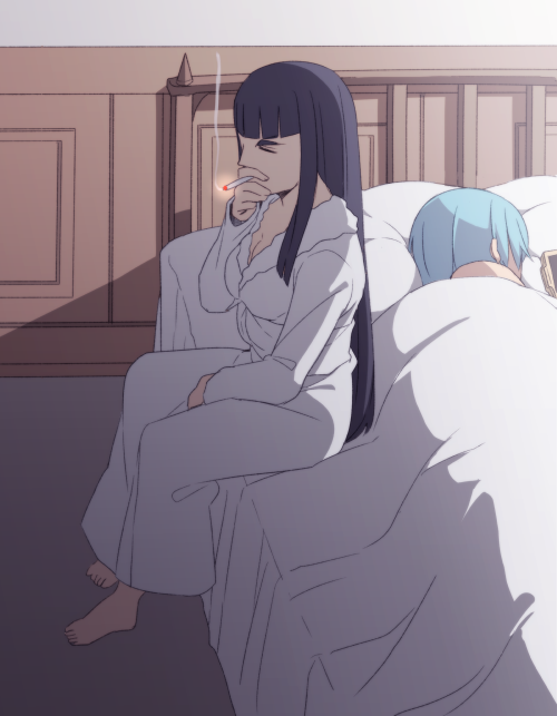 kiryuuin satsuki and inumuta houka (kill la kill) drawn by itou_(mogura)