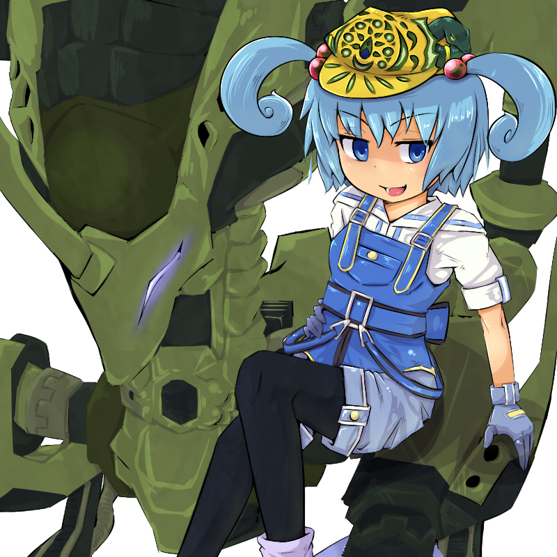 kawashiro nitori and troy merai (touhou and 2 more) drawn by masixu