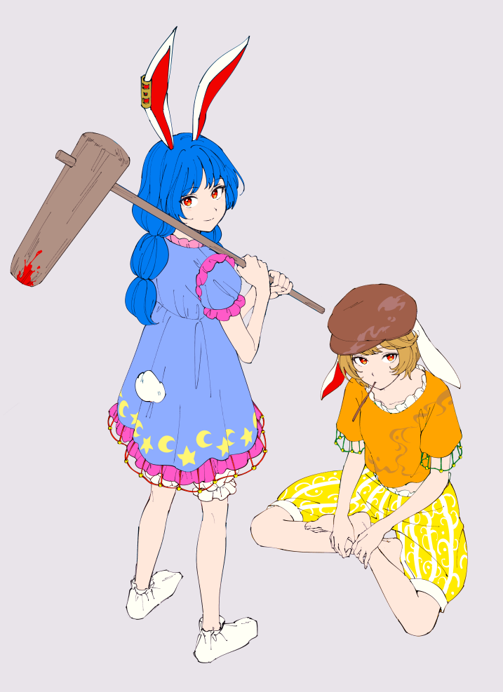 seiran and ringo (touhou) drawn by asawa_(dm_owr)