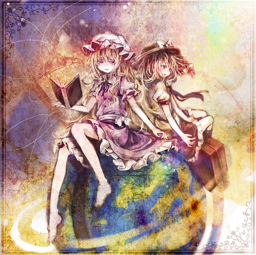usami renko and maribel hearn (touhou) drawn by navio
