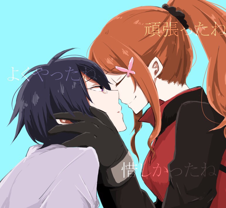 sera mizuki and kiryuu nagisa (classroom crisis) drawn by raita_(or_ange10)
