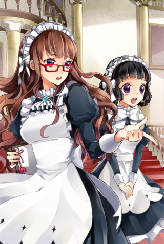 new maid and chief maid (sword girls) drawn by cocoon_(loveririn)