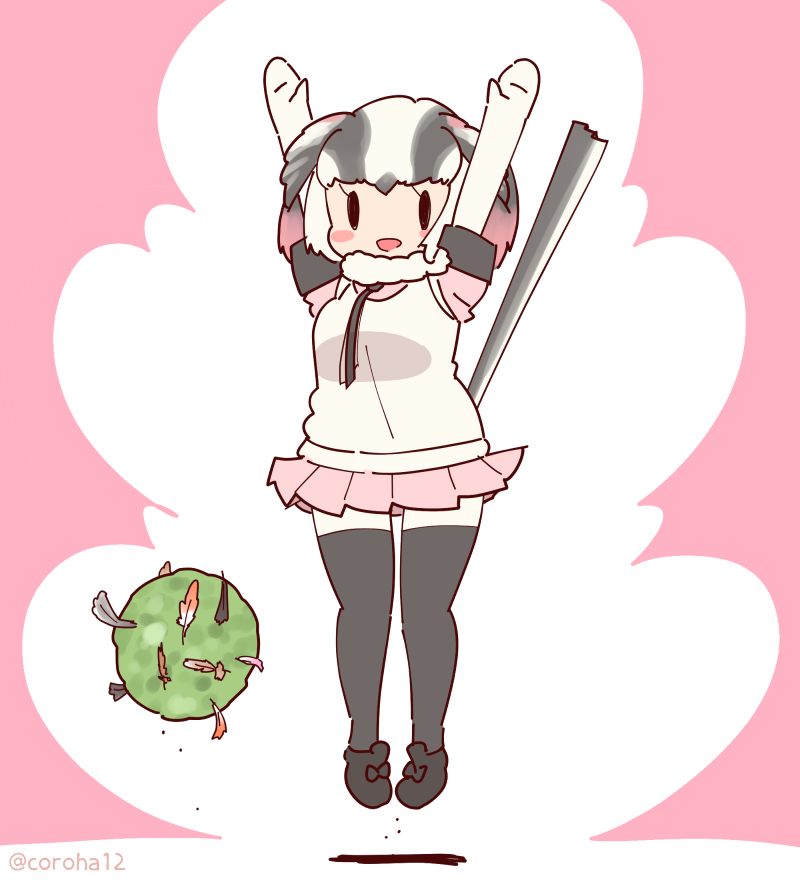 long-tailed tit (kemono friends) drawn by coroha