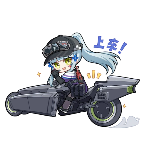hk416 and klukai (girls' frontline and 1 more)