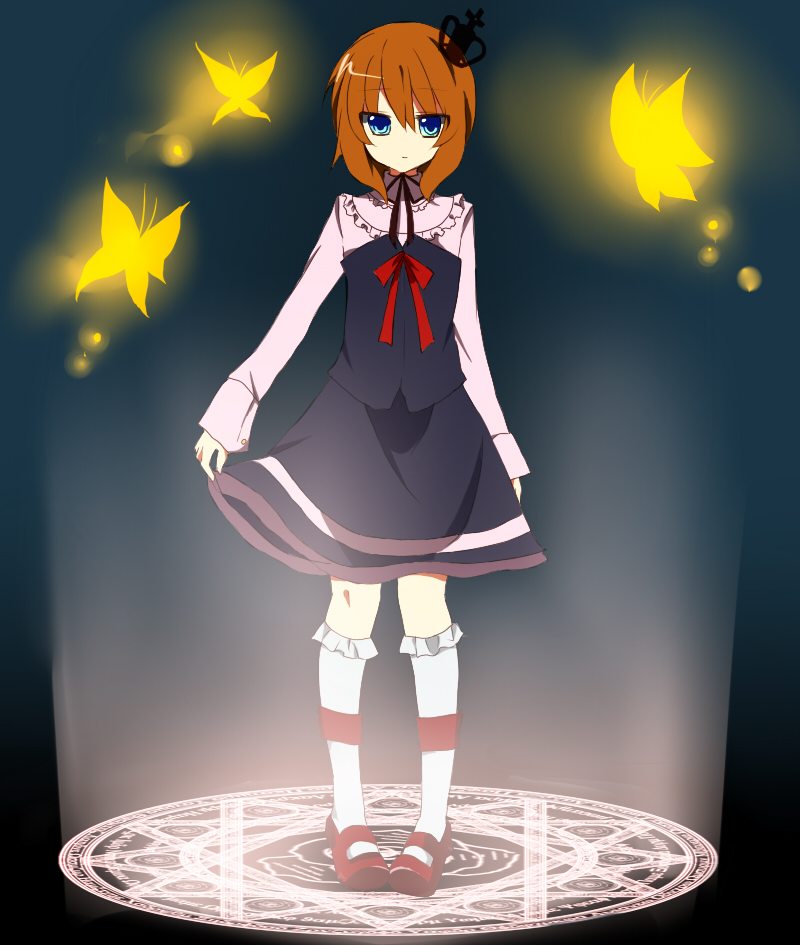 ushiromiya maria (umineko no naku koro ni) drawn by manio