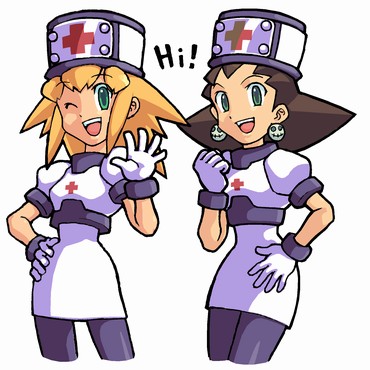 tron bonne and roll caskett (mega man and 1 more)