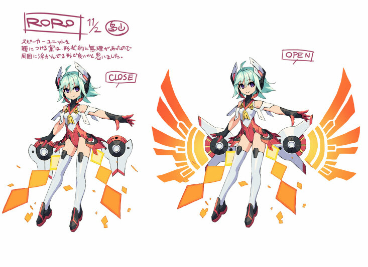 roro (azure striker gunvolt and 1 more)