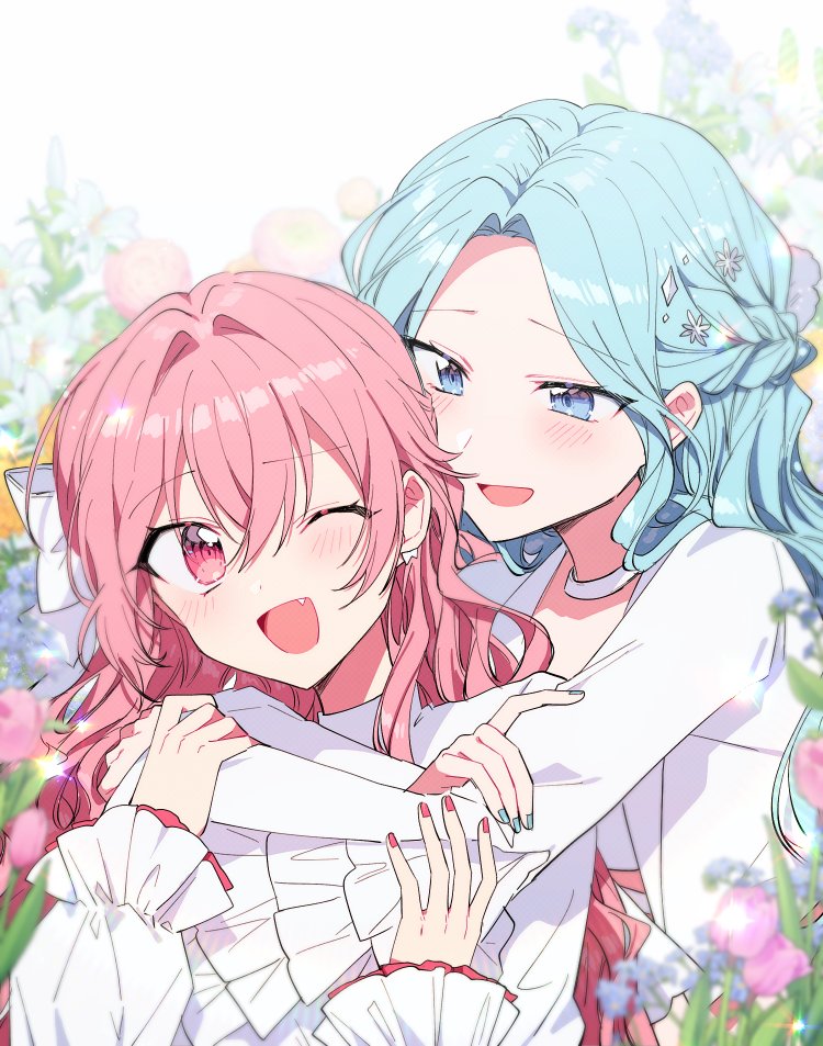 momoi airi and hinomori shizuku (project sekai and 1 more) drawn by buchu14569590