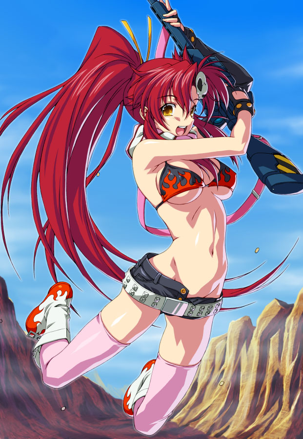 yoko littner (tengen toppa gurren lagann) drawn by kazuma_muramasa