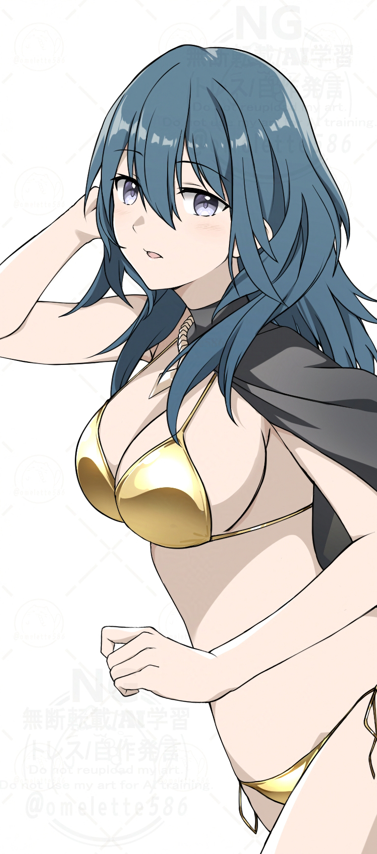 female byleth (fire emblem and 2 more) drawn by komurice