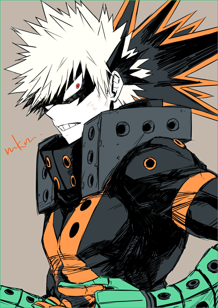 bakugou katsuki (boku no hero academia) drawn by mkm_(mkm_storage)