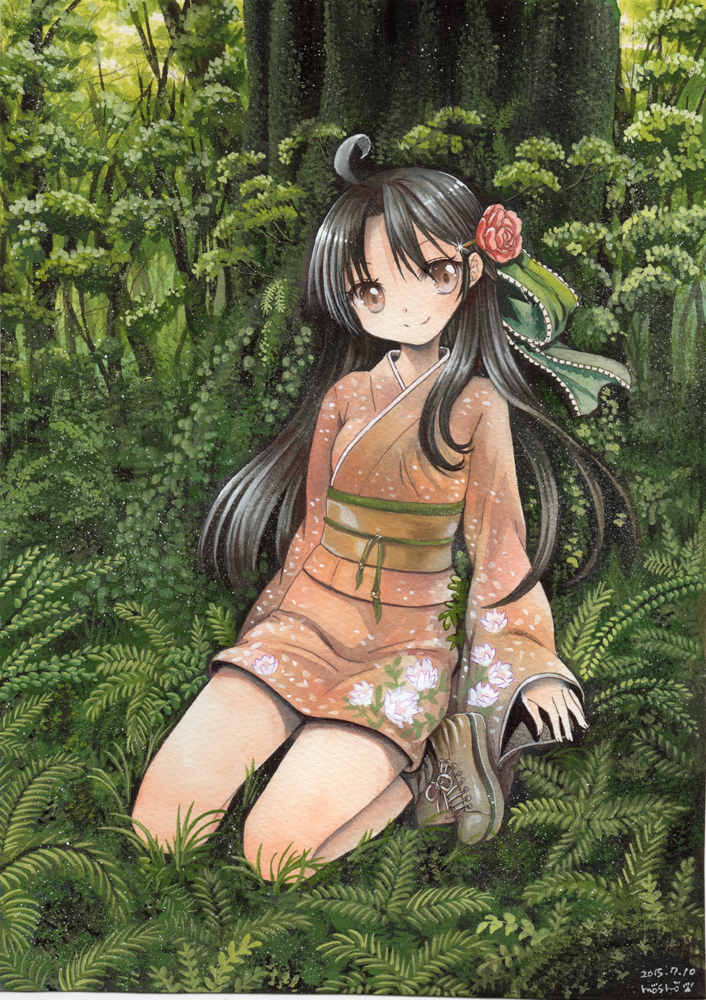 ayanokoji himeno (love live! and 1 more) drawn by mosho