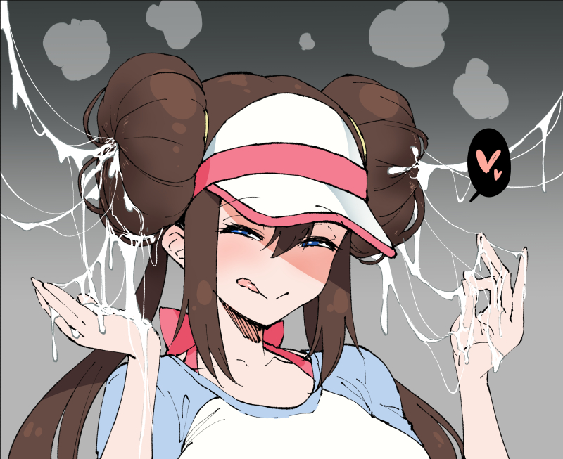 rosa (pokemon and 1 more) drawn by henriiku_(ahemaru)