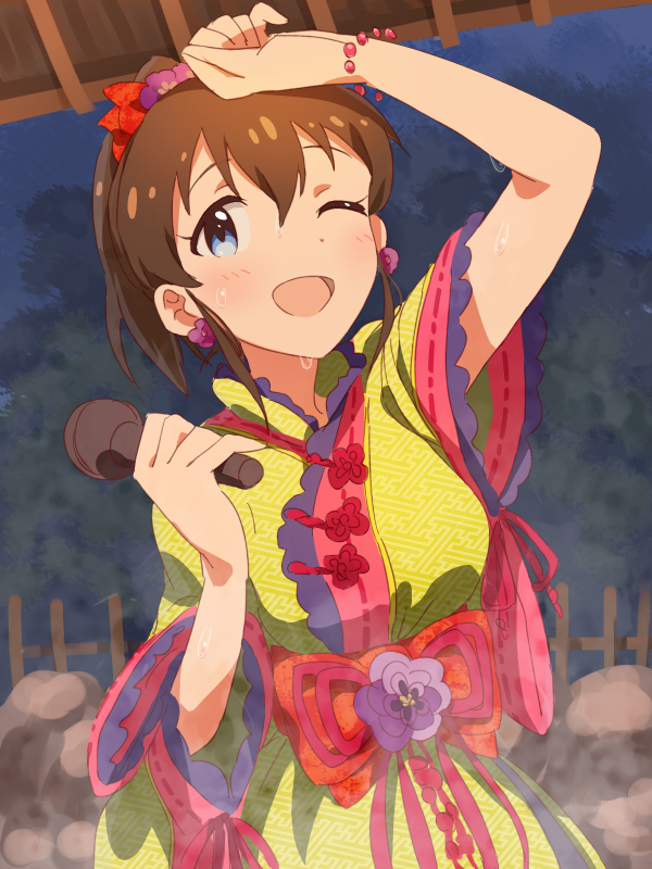satake minako (idolmaster and 1 more) drawn by dani-ikapi