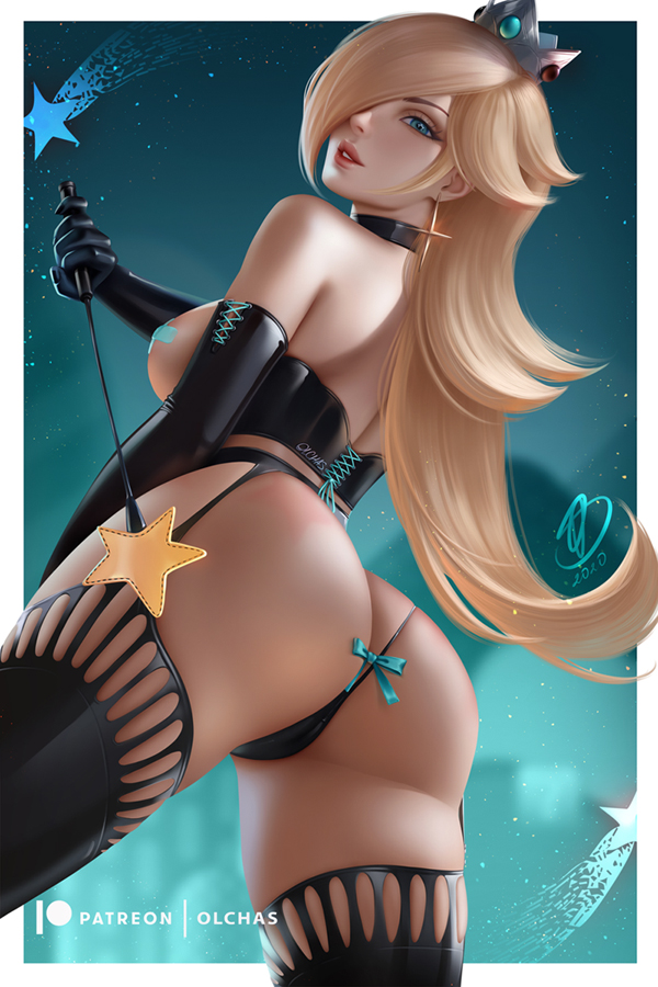 rosalina (mario) drawn by olchas