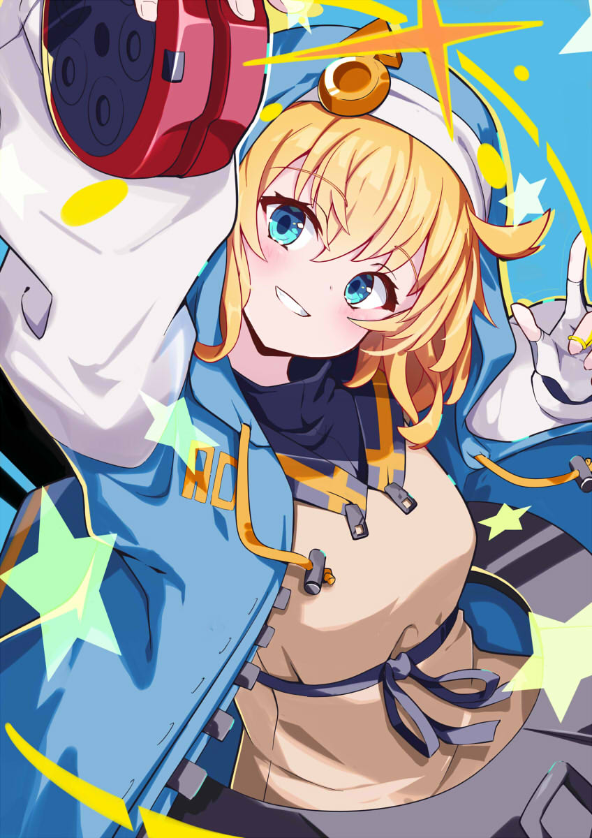 bridget (guilty gear and 1 more) drawn by omochishiki
