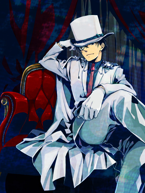 kaitou kid (meitantei conan and 1 more) drawn by ydk007