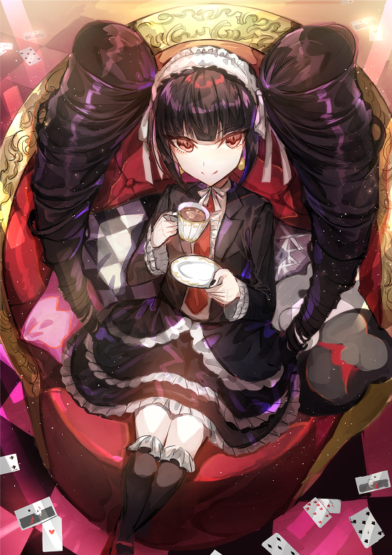 celestia ludenberg (danganronpa and 1 more) drawn by mura_karuki