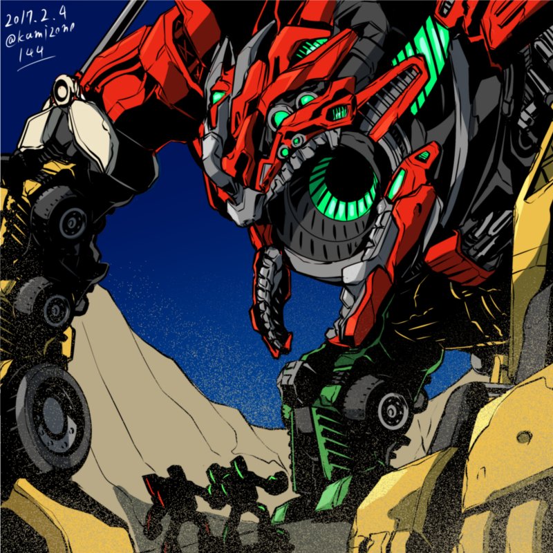 devastator, skids, and mudflap (transformers and 1 more) drawn by kamizono_(spookyhouse)