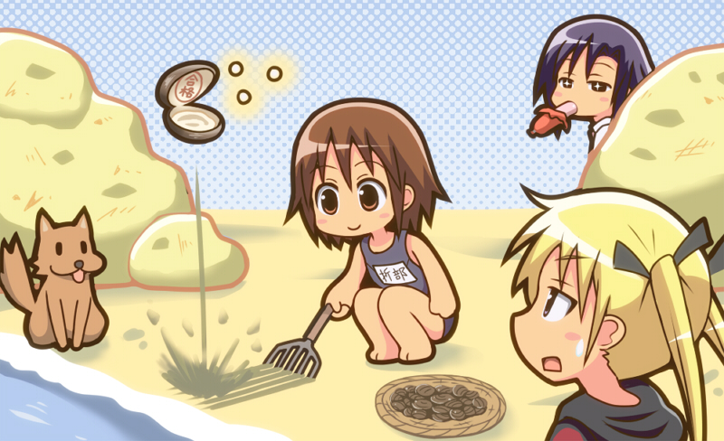 sonya, oribe yasuna, and goshiki agiri (kill me baby) drawn by lee_(monsterheart)