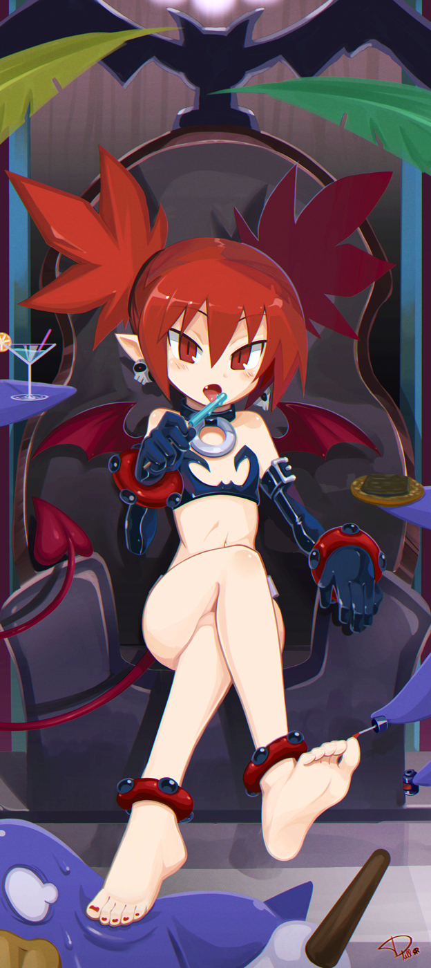 etna and prinny (disgaea and 1 more) drawn by draw-till-death