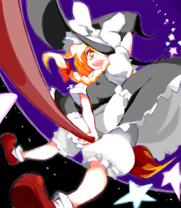kirisame marisa (touhou) drawn by iseki_(kuroshura_no_tabiji)
