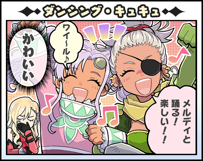 meredy, mileena weiss, and qq selesneva (tales of and 4 more) drawn by kirai_y