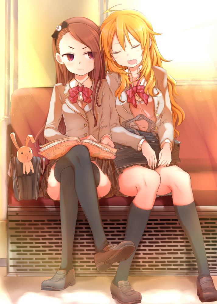 hoshii miki, minase iori, and usa-chan (idolmaster) drawn by minatsuki_randoseru