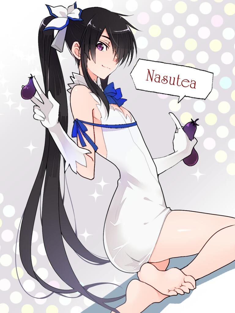 hestia and nasu no yoichi (dungeon ni deai wo motomeru no wa machigatteiru darou ka and 1 more) drawn by fujiwara_riyu