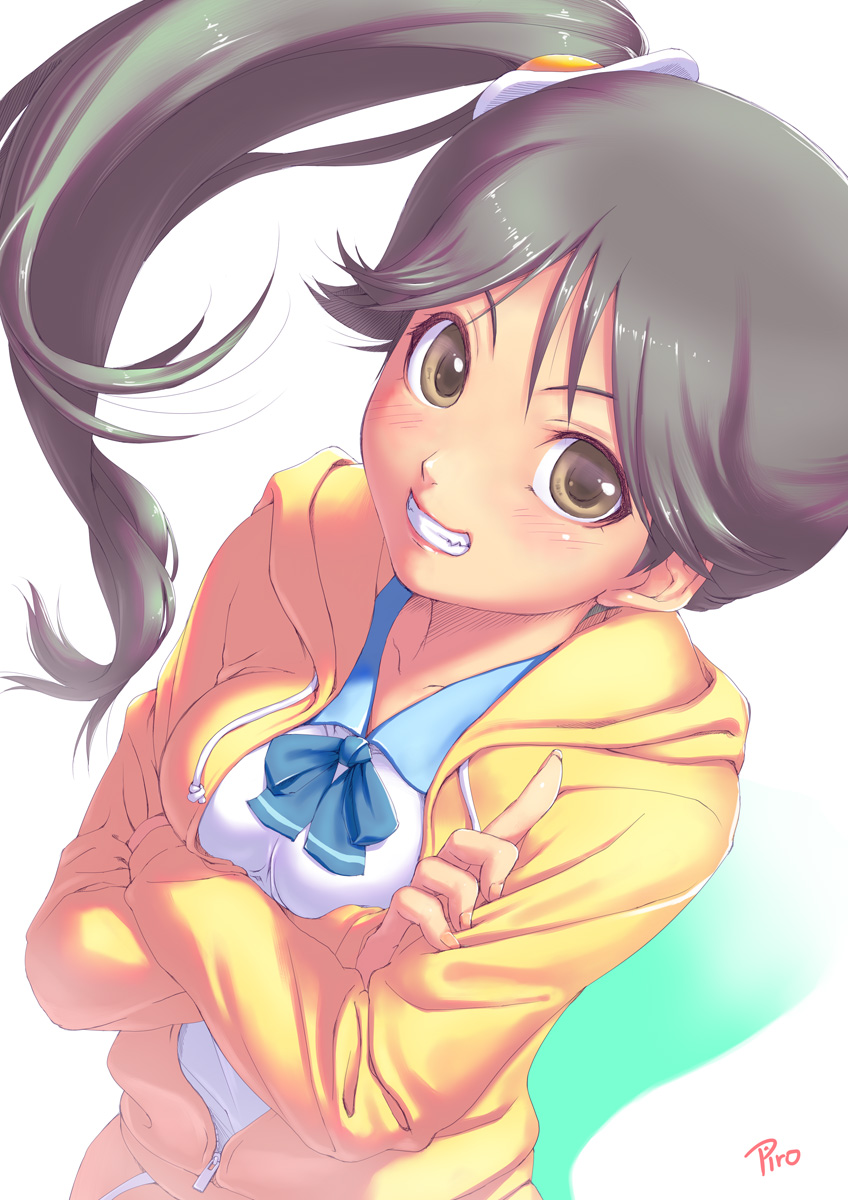 araragi karen (monogatari and 1 more) drawn by piro_(orip)