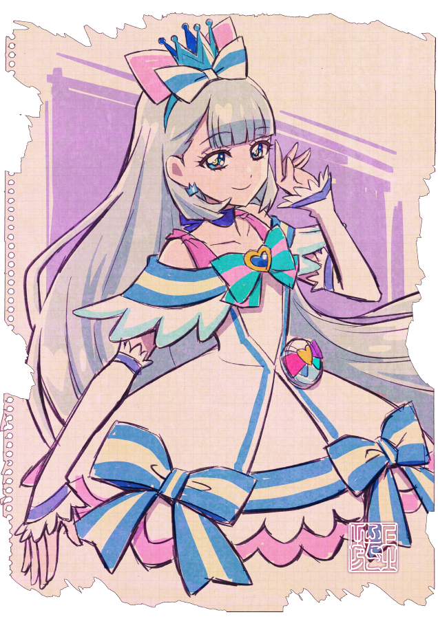 nekoyashiki yuki and cure nyammy (precure and 1 more) drawn by kamikita_futago