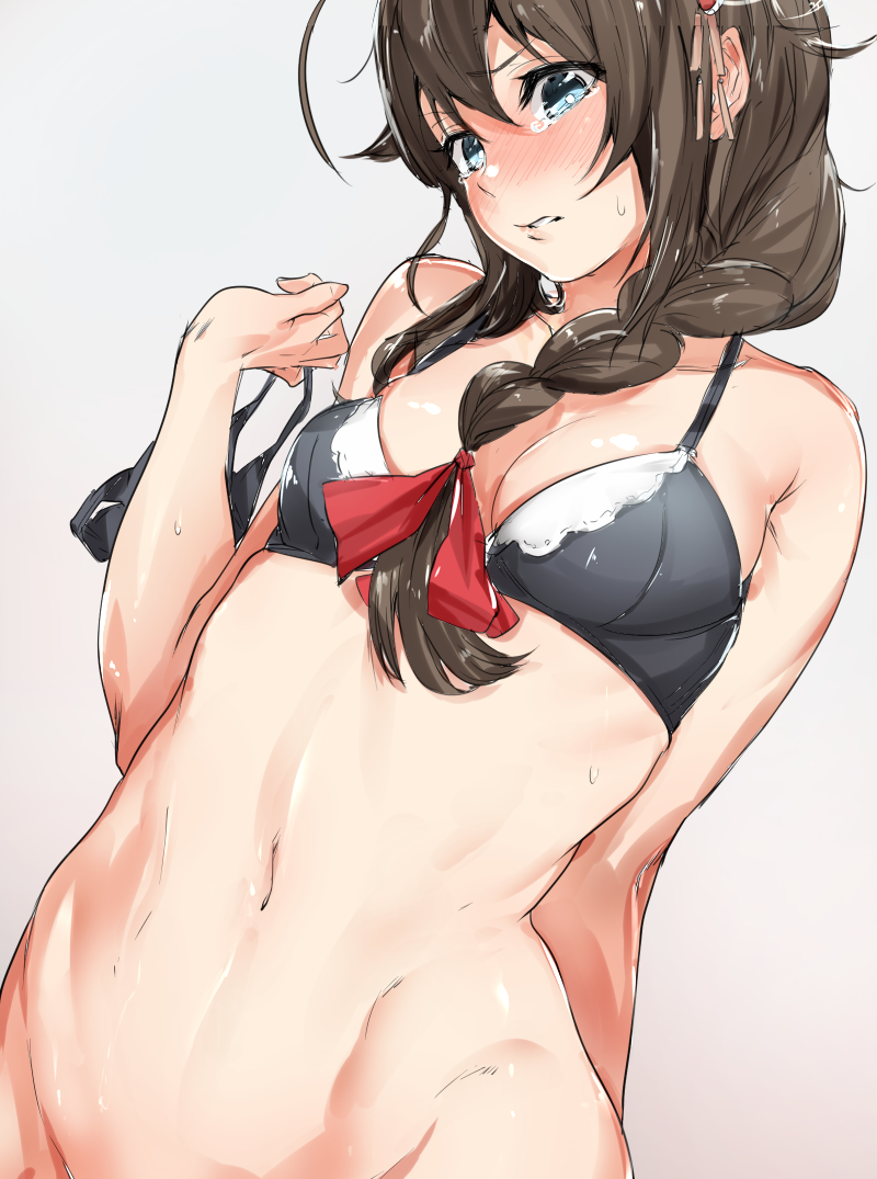 shigure and shigure kai ni (kantai collection) drawn by yakitomato