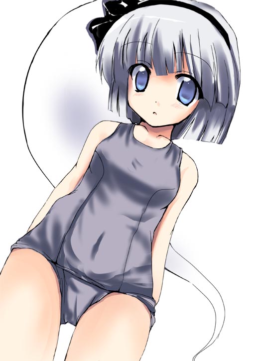 konpaku youmu (touhou) drawn by ryokushiki_(midori-ya)