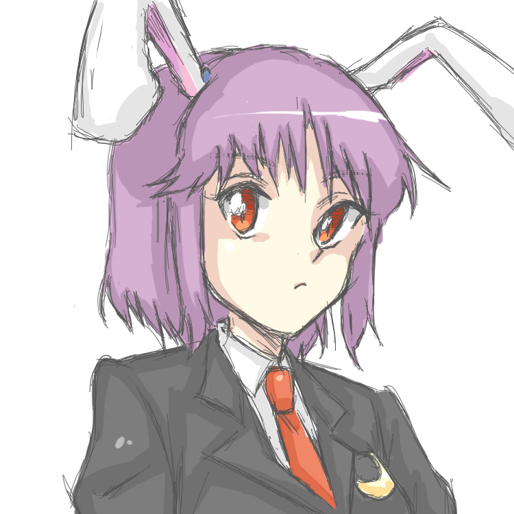 reisen udongein inaba (touhou) drawn by yuusha-chan_(gassaku_no_hito)