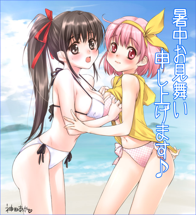 motoori chigusa and mashiba mariko (original) drawn by kanda_aya