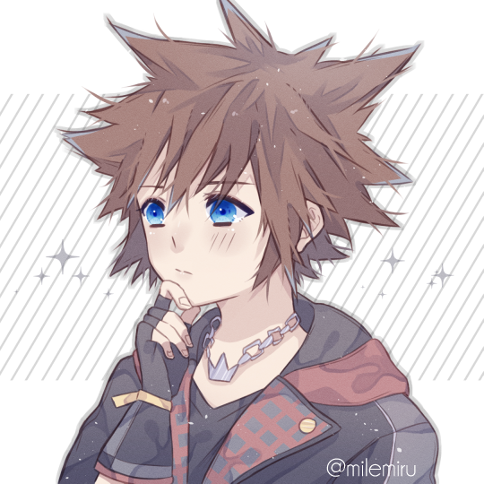 sora (kingdom hearts and 1 more) drawn by miru_(miruzuya)