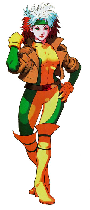 rogue (marvel and 3 more) drawn by bengus