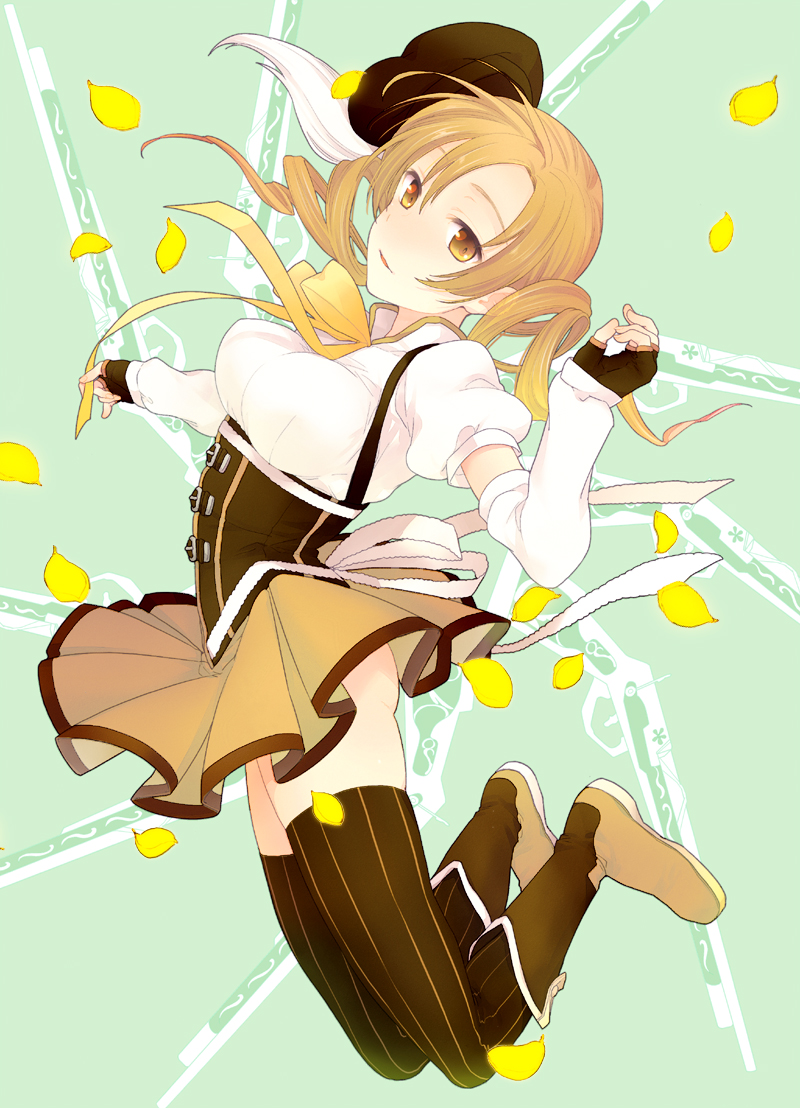 tomoe mami (mahou shoujo madoka magica) drawn by nerisuke