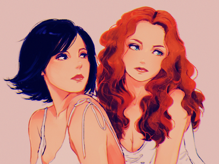 elena sergeevna katina and yulia olegovna volkova (real life and 1 more) drawn by eatslugs