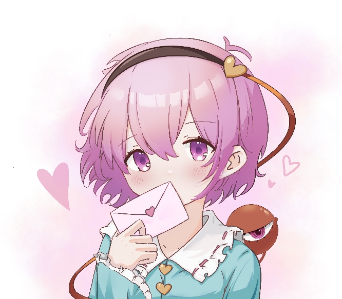 komeiji satori (touhou) drawn by yi_fan_lu