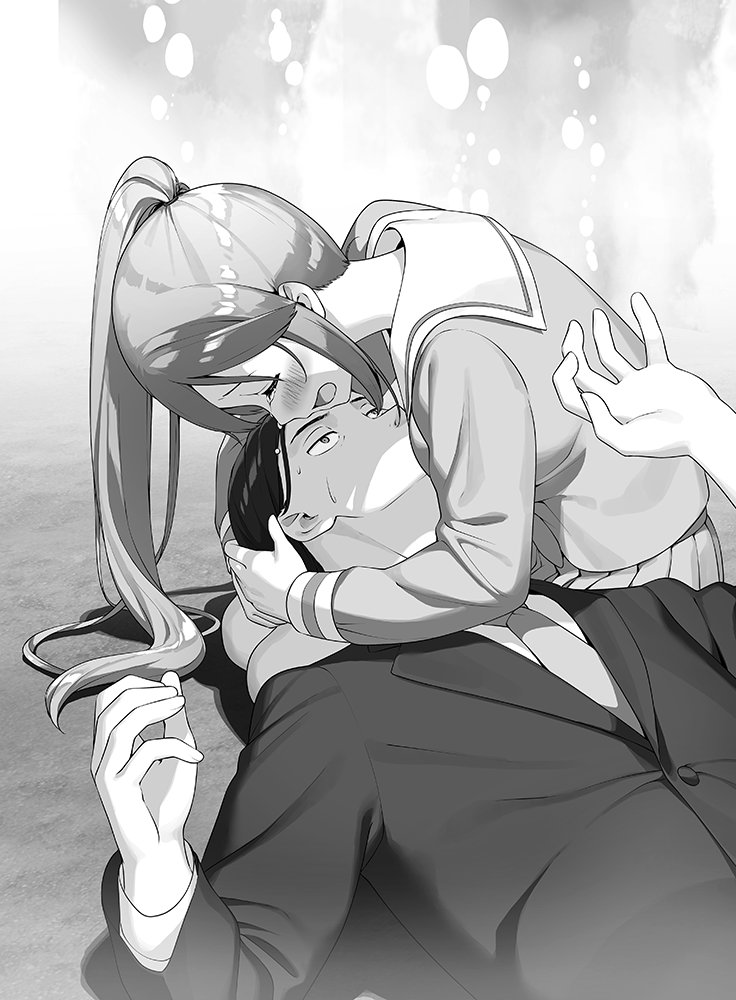 otonari-san and sasaki (sasaki to p-chan) drawn by kantoku